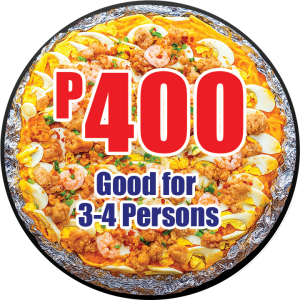 Pancit Malabon Sizes - Size 10" Bilao - Good For 3 - 4 Person