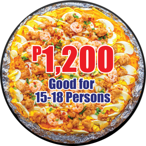 Pancit Malabon Sizes - Size 15" Bilao - Good For 15 - 18 Person